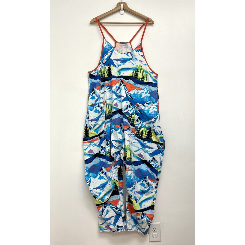 FP Movement Hot Shot Printed Onesie Drop Crotch Oversized Scenic Route Apres Med - Picture 3 of 16